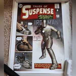 Marvel Iron Man Tales of Suspense Comic Book Poster